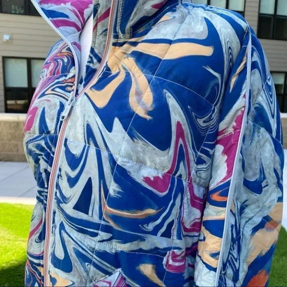 NWT Free People Printed Pippa Packable Puffer Jacket FP Movement Small - Picture 6 of 13